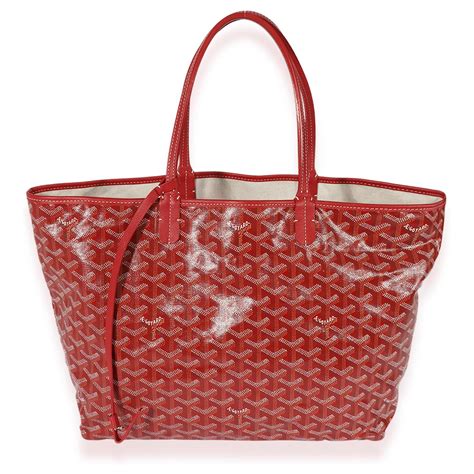 red goyard bag men|Goyard red pm tote.